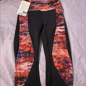 Lululemon sweat and repeat crop 21”